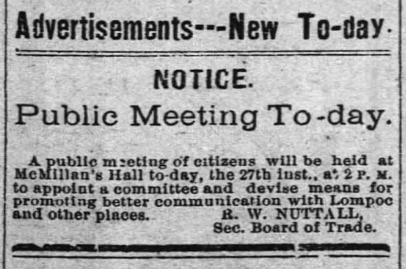 Clipping from The Santa Maria Times